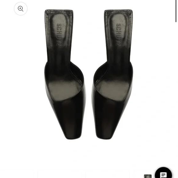 Black Leather Heel - Picture 4 of 6